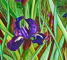 Dipped In Velvet Purple, Surrounds by GREENS by Nira Dabush