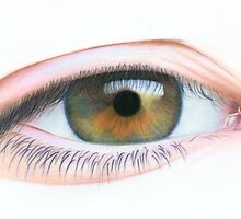 Step by Step Tutorial on drawing an Eye by Karen Hull
