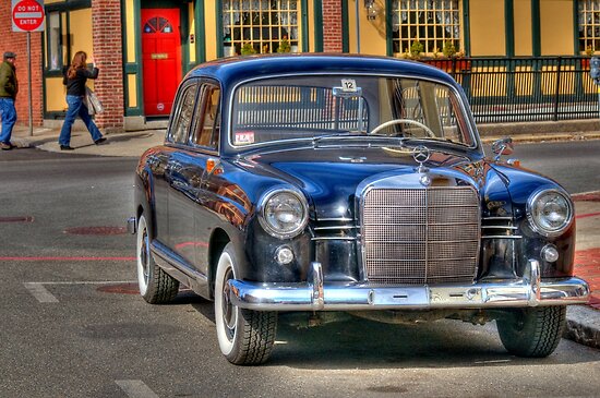 Antique Mercedes by Monica M Scanlan