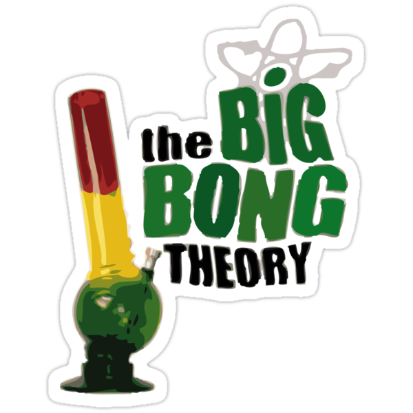 "big bong theory" Stickers by Tommy Boy | Redbubble