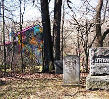 Country Cemetery With A Difference, Boston, NY by artwhiz47