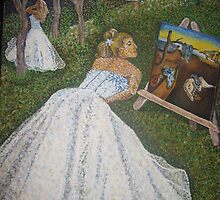Women Obsessions-A Bride's Dress And The Time Passing by orlyyanay
