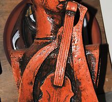 art in ceramic F.Kalemi 10 by Petrit Metohu