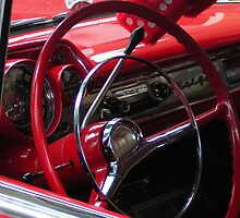 Symphony in Red vintage car by patjila