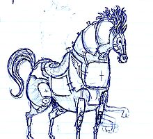 War Horse Doodle by Ben Cresswell
