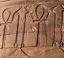 Ankh symbol hieroglyph by rhallam