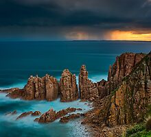 Stormy Sunset Above The Pinnacles by Jason Green