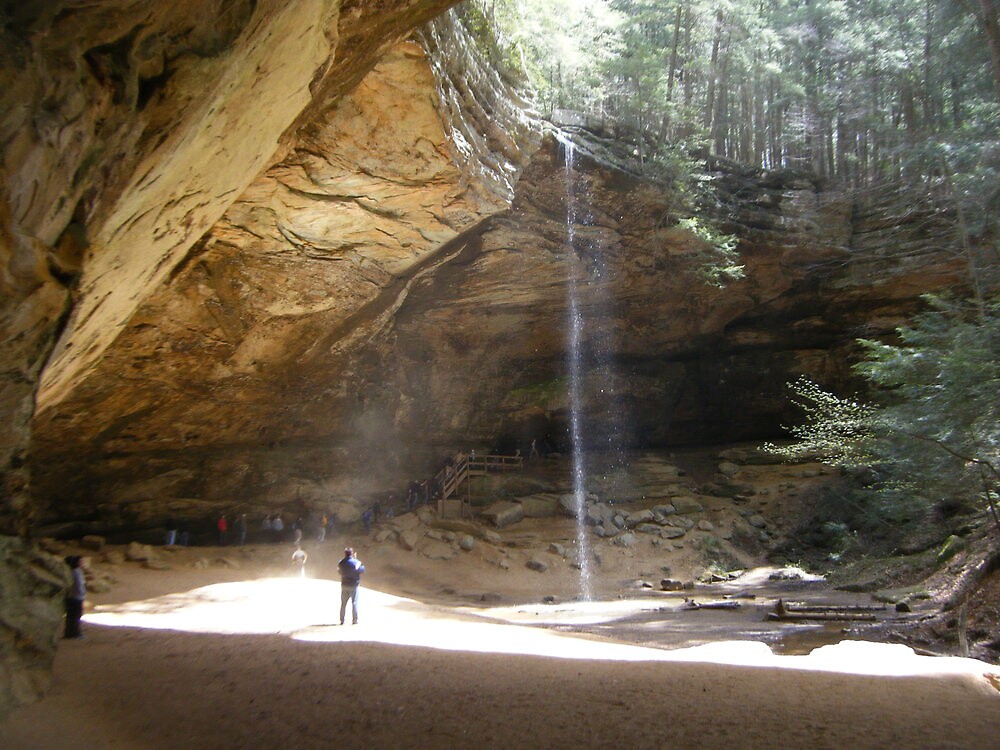 "Ash Cave. Hocking Hills Ohio." by Robin Bailey Redbubble