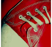 Red Converse by Gozza