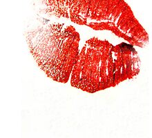 Passionate Red Kiss by Gozza