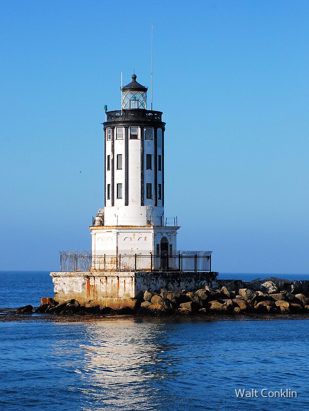 "Angels Gate Lighthouse" Posters by Walt Conklin Redbubble