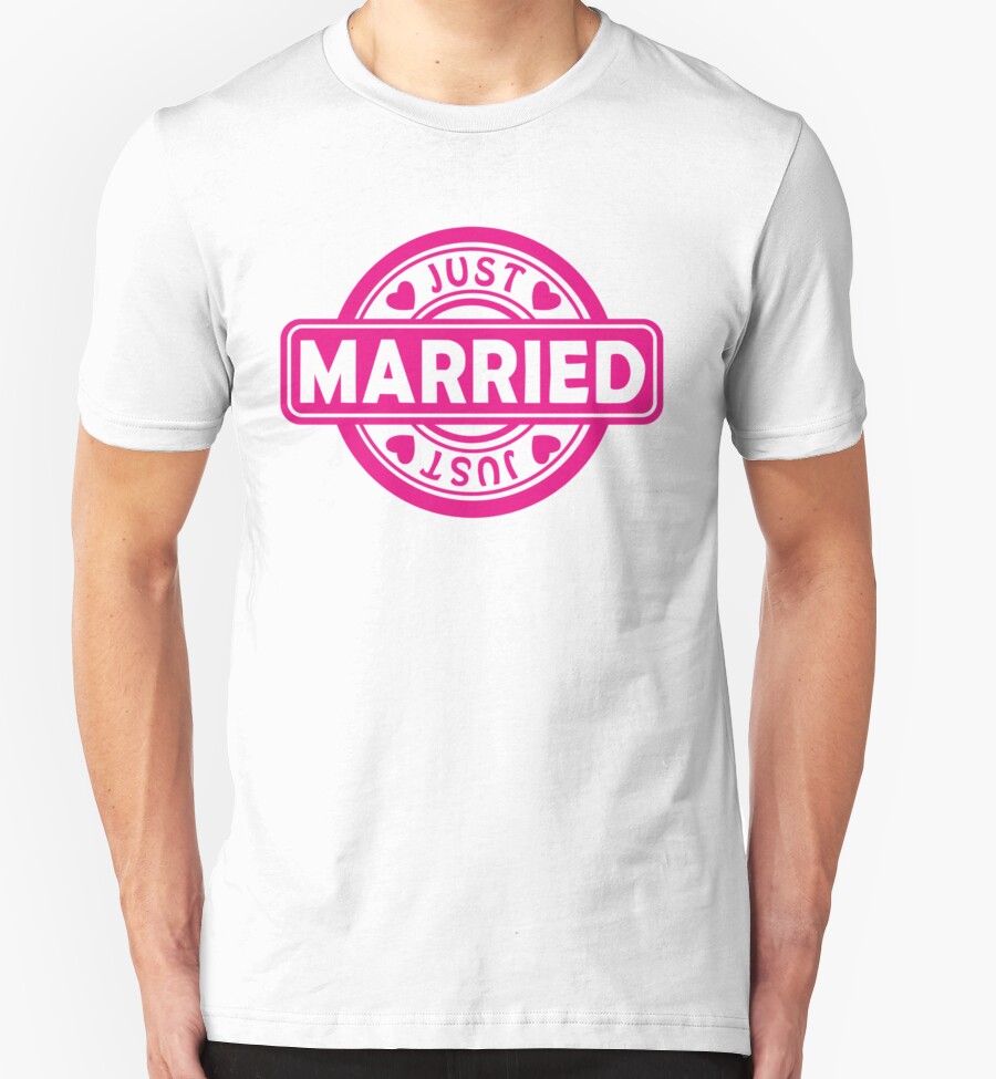 just married tee shirts