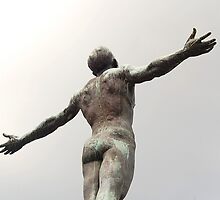 University of the Philippines Oblation (slightly tilted rear view) by walterericsy