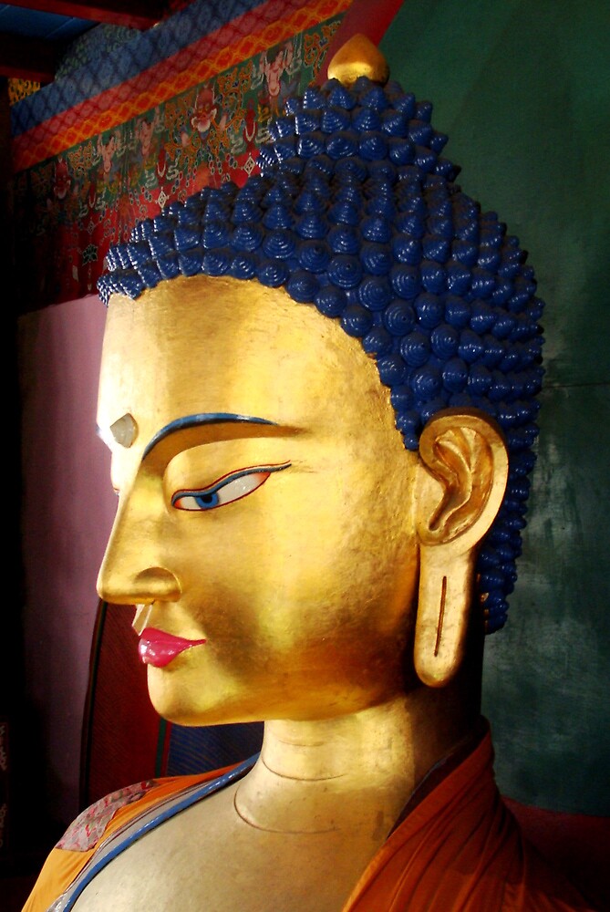 Gautam Buddha by Neeraj Nema - flat,1000x1000,075,f
