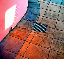 sunset with drainholes by carol brandt
