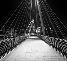Pedestrian Bridge, Embankment, London by Fabio Catapane