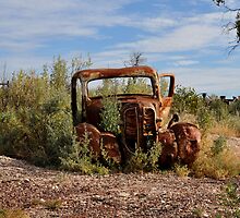 Rusted History - Lightning Ridge NSW Australia by Bev Woodman