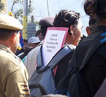 HOPE There is Freedom of Speech in Tibet by Angie Spicer