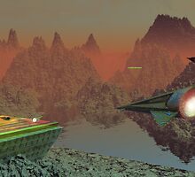 Commuter Flights on Talus 5 by S McKoy