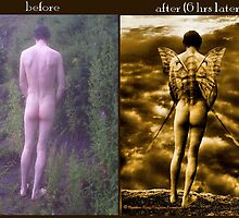 'before and after' Precipice by Heather King