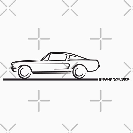 Ford mustang 1967 drawing #1