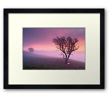 Misty sunrise, The Helm - Cumbria Framed Print