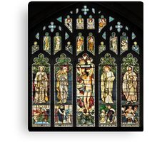 The East Window of Troutbeck Church, Cumbria Canvas Print