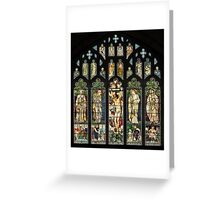 The East Window of Troutbeck Church, Cumbria Greeting Card