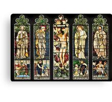 The East Window of Troutbeck Church, Cumbria Canvas Print