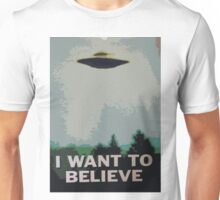 i want to believe x files shirt