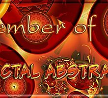 Fractal Abstracts Member Banner by rocamiadesign