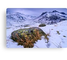 Great Langdale in Winter - The Lake District Canvas Print