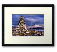Ingleborough from Twisleton Scars - The Yorkshire Dales Framed Print