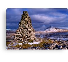 Ingleborough from Twisleton Scars - The Yorkshire Dales Canvas Print