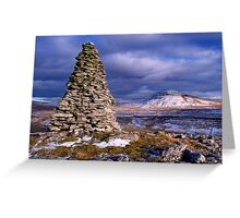 Ingleborough from Twisleton Scars - The Yorkshire Dales Greeting Card