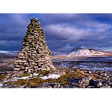 Ingleborough from Twisleton Scars - The Yorkshire Dales Photographic Print