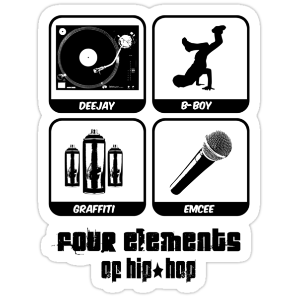 what are the 4 elements of hip hop