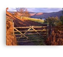 Near Ullswater - The Lake District Canvas Print