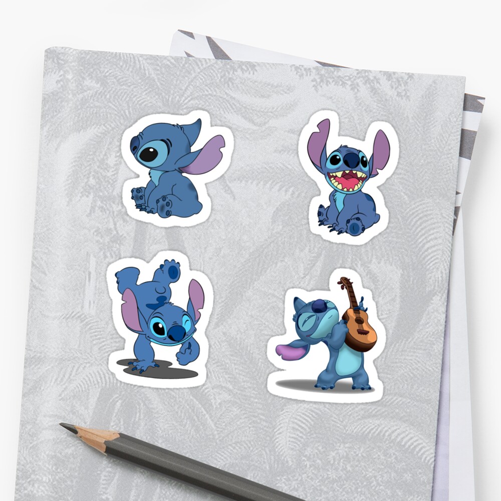 Stitch Stickers Pack Sticker By Ss Redbubble