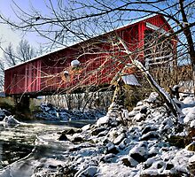 Red Covered Bridge by James Watkins