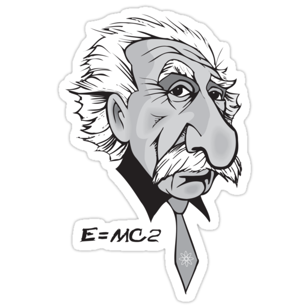 "E=MC2" Stickers by Scott Westlake | Redbubble