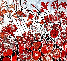 Symphony in Red by Belinda "BillyLee" NYE (Printmaker)