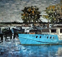 Fishermen's harbor by Antanas