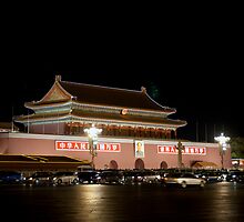The Tian'anmen at night by Mark Prior