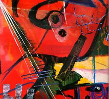 Anthropomorphism 04 Red series. by Michael West