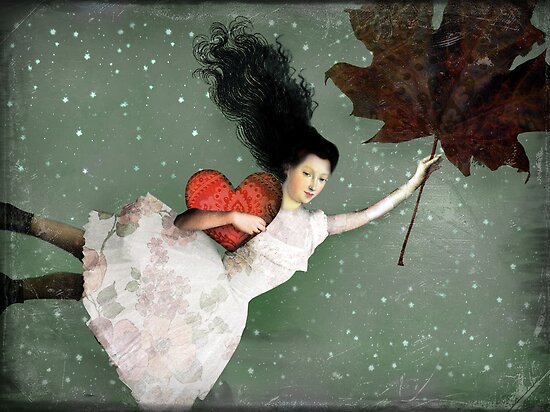 Valentine's Day Art and Design: Back to earth by Catrin Welz-Stein