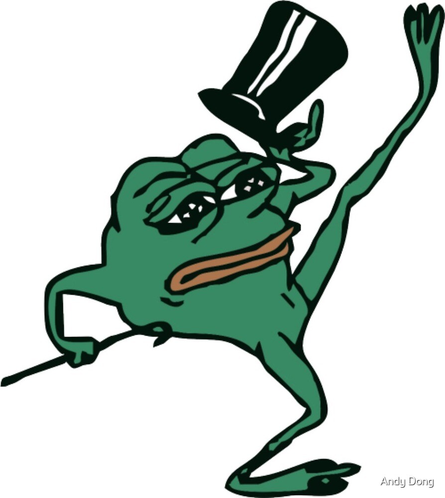 "Sad Frog Meme" by Andy Dong Redbubble