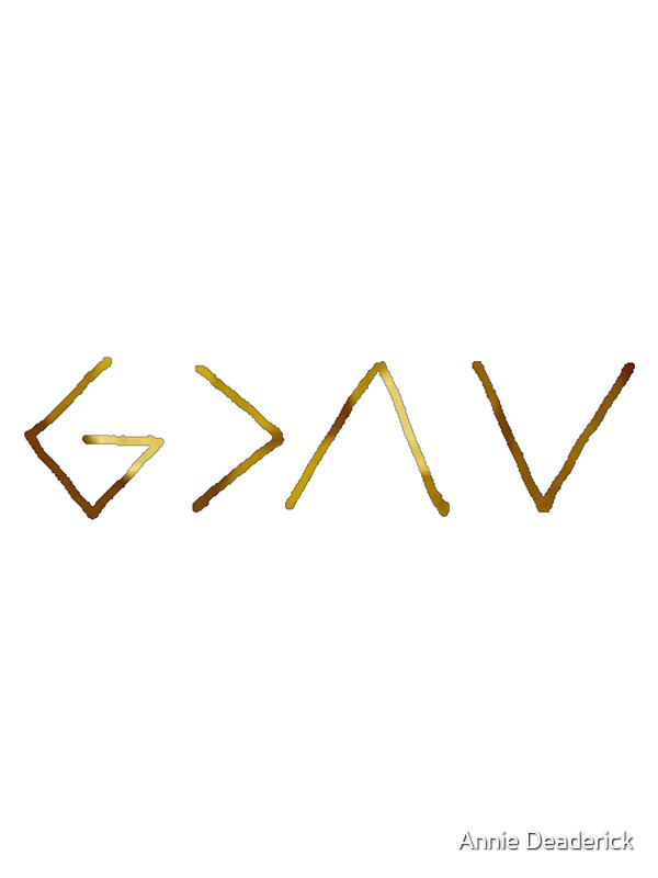 god is greater than the highs and lows t shirt