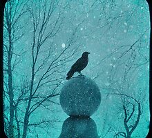 Blue Snow Globe by gothicolors