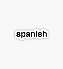 Spanish Stickers Redbubble